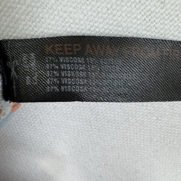 Anthropologie Shorts Womens‎ Small Blue Striped Smocked Beachy Boho Resort Comfy - Picture 10 of 14